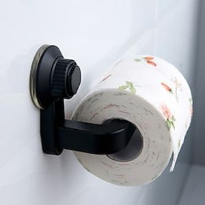 Toilet Paper Holder,Self-adhesive Suction Cup Rack Kitchen Bathroom Storage Waterproof Moisture Proof Towel Accessories Shelf Toilet Paper Holder Wall Mounted miniinthebox