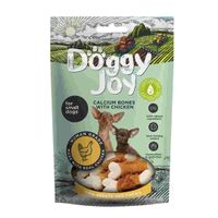 Doggy Joy Calcium Bones With Chicken Dog Treats 55g (Pack of 4)