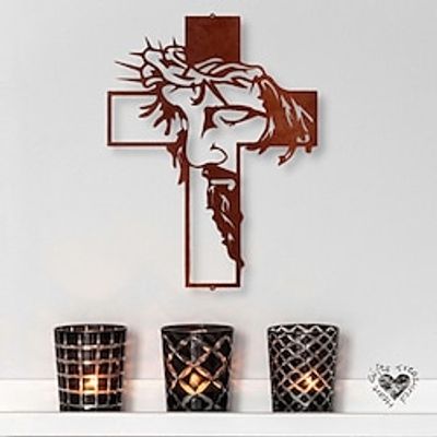 1pc Metal Cross Sign Wall Silhouette, Christmas Wall Hanging Art Decor, Christmas Decorative Wall Art Decorations Lightinthebox 1pc Metal Cross Sign Wall Silhouette, Christmas Wall Hanging Art Decor, Christmas Decorative Wall Art Decorations Lightinthebox