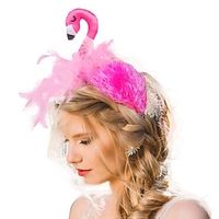 Carnival Headwear Decorations Flamingo Hairbands Birthday Parties Children's Headwear Cosplay Performance Props Lightinthebox - thumbnail