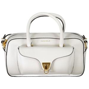 Coccinelle White Leather Handbag - CO-29342