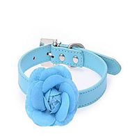 Dog Cat Pets Collar Adjustable PU Leather Red Blue Pink 1pc miniinthebox Dog Cat Pets Collar Adjustable PU Leather Red Blue Pink 1pc miniinthebox