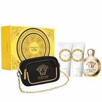 Versace Eros Pour Femme (W) Set Edp 100Ml + Sg 100Ml + Bl 100Ml + Pouch Set