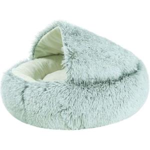 Grizzly Snuggle Cat Bed Green - 50cm