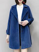Mid-length Woolen Coat - thumbnail
