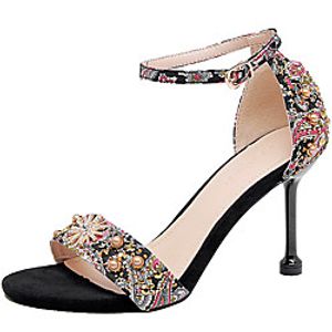 Women's Heels Pumps Canvas Solid Colored Black Lightinthebox