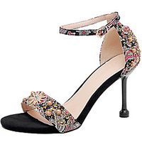 Women's Heels Pumps Canvas Solid Colored Black Lightinthebox - thumbnail