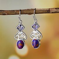 Women's Hoop Earrings Classic Fashion Romantic Punk Trendy Cute Sweet Earrings Jewelry Silver For Street Gift Date Birthday Festival 1 Pair Lightinthebox - thumbnail