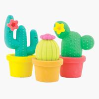 OOLY Prickly Pals Cactus Eraser - Set of 3