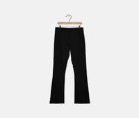 Kids Girl Plain Pants  Black - thumbnail