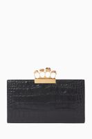 Black Skull Knuckle Flat Clutch Black Skull Knuckle Flat Clutch