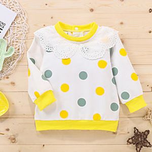 Toddler Girls' Hoodie  Sweatshirt Long Sleeve Graphic Print Yellow Children Tops All Seasons Active Regular Fit 2-8 Years miniinthebox