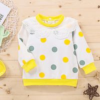 Toddler Girls' Hoodie  Sweatshirt Long Sleeve Graphic Print Yellow Children Tops All Seasons Active Regular Fit 2-8 Years miniinthebox - thumbnail