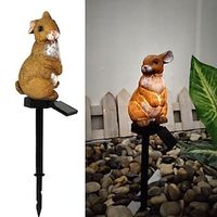 Solar Rabbit Outdoor Garden Light Outdoor Path Solar Powered Rabbit Stake Lights for Walkway Yard Lawn Landscape Lighting Lightinthebox - thumbnail