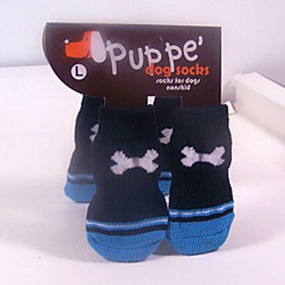 Cat Dog Boots / Shoes For Pets Cotton Black / Winter miniinthebox