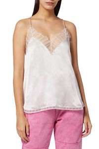 Lace-Embroidered Camisole Top