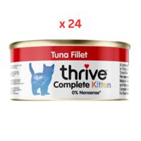 Thrive Tuna Fillet Kitten Wet Food 75g (Pack Of 24)