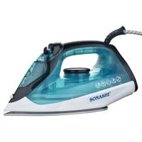 Sonashi Steam Iron With Ceramic Soleplate -1600W Blue-White - SI-5081C
