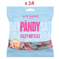 Pandy-Candy Fizzy Bottles 50G, 1 Box X 14 Pcs