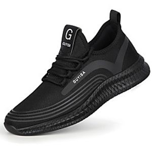 Unisex Trainers Athletic Shoes Sneakers Sporty Classic Chinoiserie Office  Career Safety Shoes Tissage Volant Breathable Non-slipping Wear Proof Booties  Ankle Boots Black Spring Summer Lightinthebox
