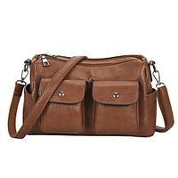 Women's Bags Crossbody Bag Date Office  Career 2021 MessengerBag Black Purple Green Brown Lightinthebox - thumbnail