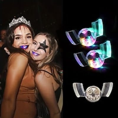 Flashing Mouth Glow Tooth Funny LED Light Kids Children Light-up Toys Flashing Flash Brace Mouth Guard Piece Glow Party Supplies Lightinthebox