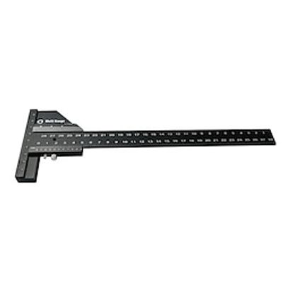 Woodworking Scribing Ruler T-shaped Straight Ruler Aluminium Alloy Marking Measuring Gauge, Multifunctional Carpentry Tool Scribing Gauge Lightinthebox