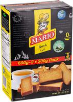 Mario Wheat Rusk With Cardamom, 600 Gm Pack Of 12 (UAE Delivery Only)