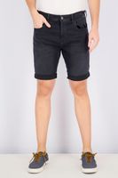 Mens 3301 Denim Slim Fit Shorts  Black - thumbnail