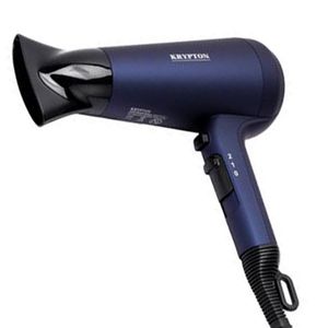 Krypton Portable 2 In 1 Hair Dryer and Hair Straightener, Dark Blue, KNHF5408