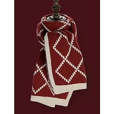 Women's Fashion Outdoor Plaid Headwear miniinthebox