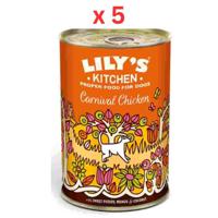 Lily's Kitchen Dog Carnival Chicken Wet Food 400G Pack Of 5