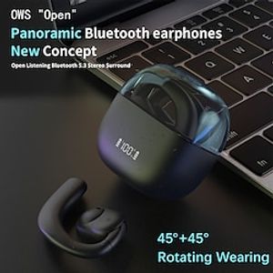 K11 True Wireless Headphones TWS Earbuds Ear Hook Bluetooth 5.3 LED Light Waterproof Stereo for Apple Samsung Huawei Xiaomi MI  Fitness Camping / Hiking Everyday Use Mobile Phone Travel Entertainment miniinthebox