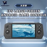 Powkiddy X28 Retro Handheld Gaming Console Arcade, 4G64G 5.5-inch T618 Arcade Video Game Console, Support WiFi  Bluetooth, 5000mAh Battery Lightinthebox - thumbnail