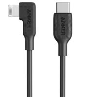 Anker USB C to Right Angle Lightning Cable 6ft B2B - UN Black | Durable | Long length | Right-angle connector - thumbnail