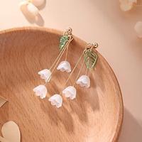 1 Pair Stud Earrings Drop Earrings For Women's Wedding Party Evening Date Alloy Fancy Fashion Petal Lightinthebox