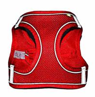 Helepet No Pull Dog Mesh Harness Red Medium