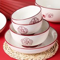 Ceramic Dinner Plates, Large Ceramic Plates, Modern Ceramic Serving Plate for Home Kitchen Restaurant Hotel, Microwave  Dishwasher  Oven Safe, Kitchen Supplies, Tableware Accessories Lightinthebox - thumbnail