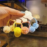 2 Pieces Toddler  Baby Girls' Active  Sweet Daily Solid Color Polyester Hair Accessories Yellow  Dusty Rose  Blue One-Size Lightinthebox