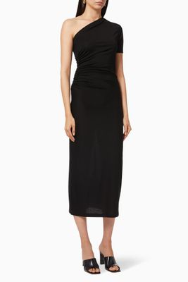 Ruched Dress in Tencel™ Ruched Dress in Tencel™