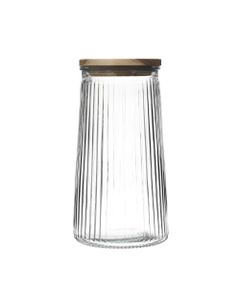 Cook Concept 1.3 Liter Top Acacia Glass Jar