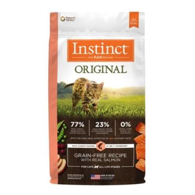 Instinct Original Grain Free Salmon Dry Cat Food 10lbs Instinct Original Grain Free Salmon Dry Cat Food 10lbs