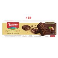 Loacker Pasticceria Dark Hazelnut Wafer 18 X 100Gm (UAE Delivery Only)