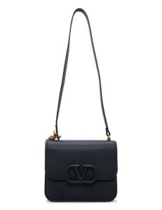 Small V Sling Shoulder Bag - Black
