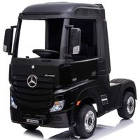 Megastar Ride On Licensed Mercedes Benz Actros Lorry Truck 12 V Twin Seater - Black (UAE Delivery Only)