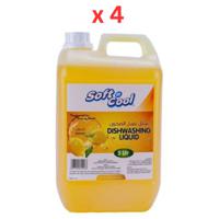 Hotpack Soft N Cool Dish Wash Liquid 5 Litre - 4 Pieces