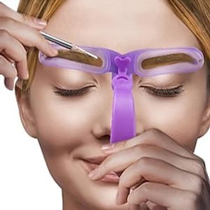 8 In 1 Reusable Eyebrow Stencil Beauty Makeup Brow Stamp Template Eyebrows Shape Set Eye Brow Makeup Tools And Accessories Lightinthebox