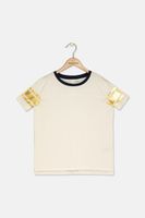 Kids Boys Short Sleeve T-Shirt  Ivory Combo - thumbnail