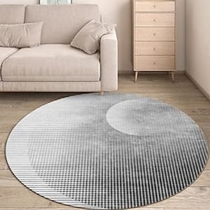Nordic Simplicity Leather Area Rug ,Persian Distressed Entry Throw Rug Indoor Accent Rug Non-Slip Washable Carpet for Entrance Living Room Bedroom Dining Table miniinthebox