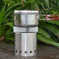 Outdoor Stainless Steel Wood Stove